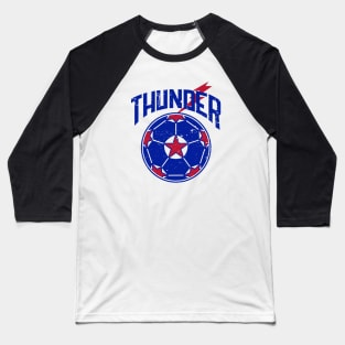 1975 San Antonio Thunder Vintage Soccer Baseball T-Shirt